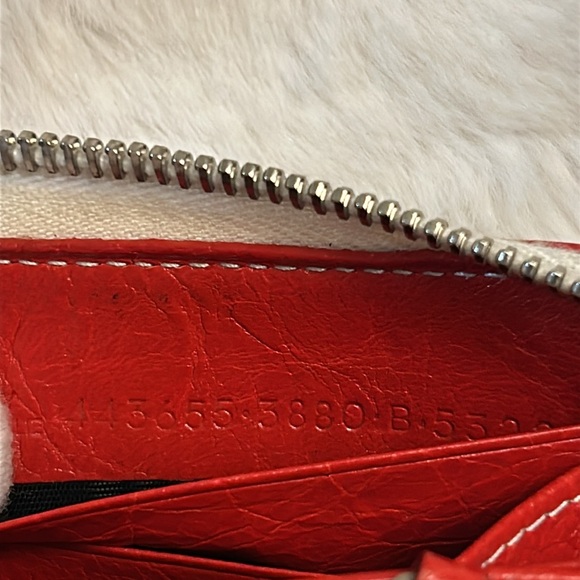 Balenciaga Bazaar striped leather long zip around wallet - Picture 17 of 17